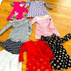 Girls Size 5 Dress Bundle Zara, Mini Biden, Tea, TBBC, Petit Bateau, more!